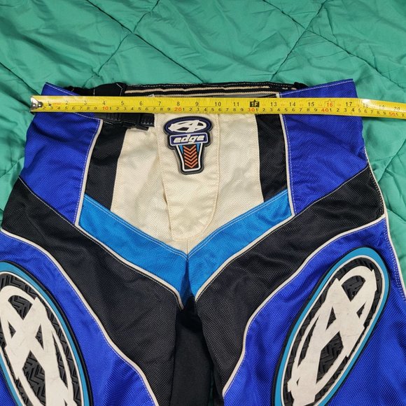 Answer Racing Edge Dirtbike Supercross Motocross Riding Pant Size 34 Blue Black - Picture 10 of 13